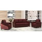 Westland And Birch Altimo 2 Piece Leather Living Room Set Wayfair